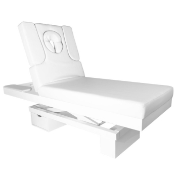 SPA LEŻANKA KOSMETYCZNA AZZURRO 815B ŚWIECĄCA WHITE